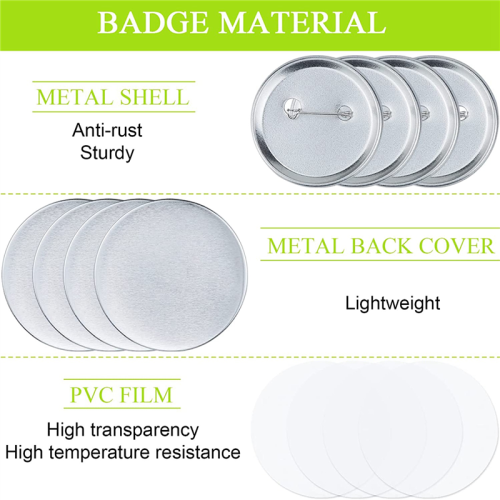 Blank Making Supplies 58mm Metal Button Badge Making Kits 2