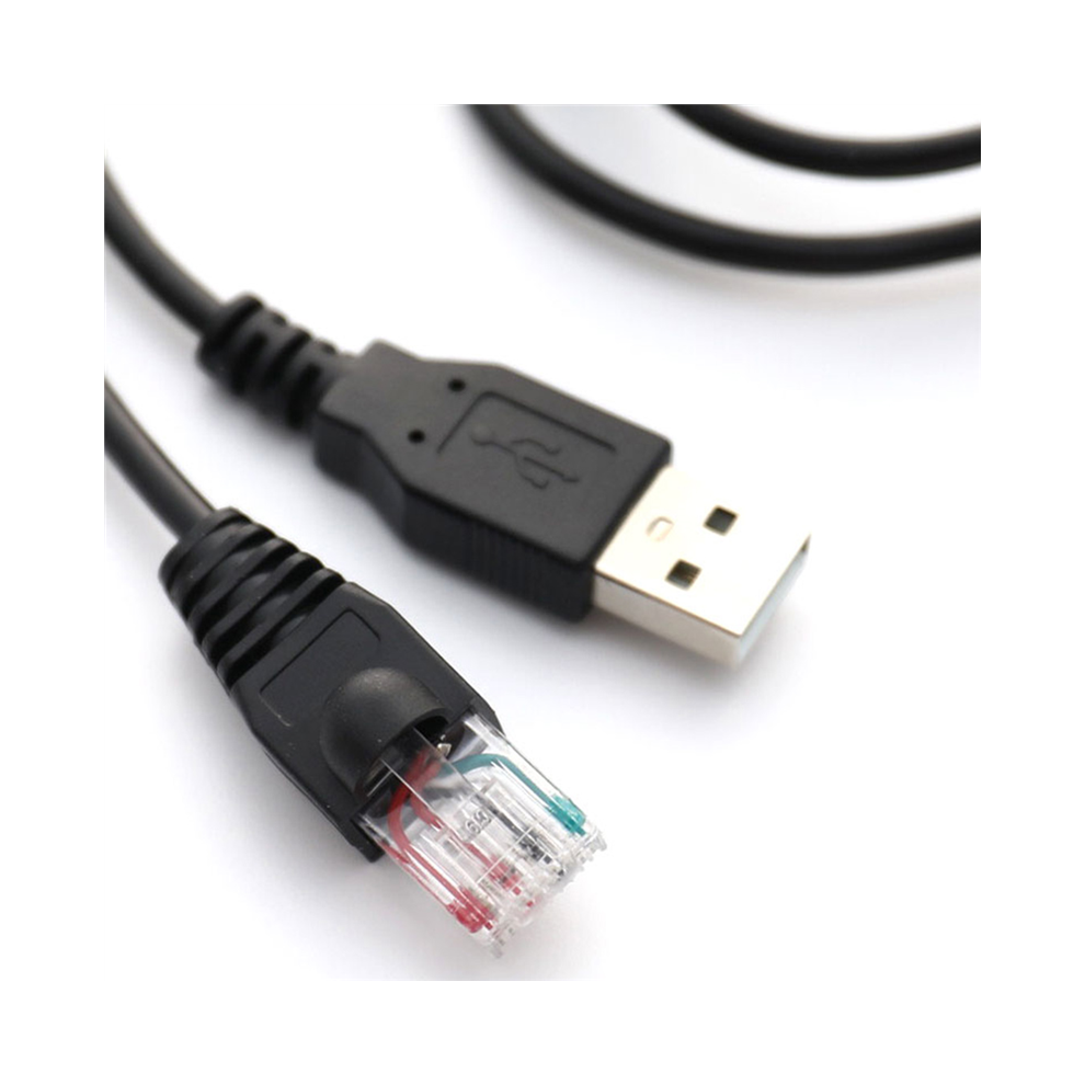 Câble console USB vers RJ50 avec gaine anti-traction moulée, 5 m