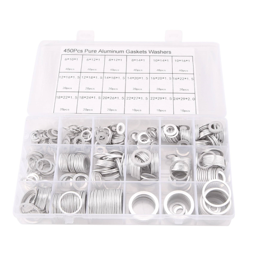 Packning Aluminium Plattbricka Aluminium Tätningsring Kombination