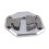 Förlängningsfot Sidostativplatta för TUAREG 660 21-22 (Silver) 1
