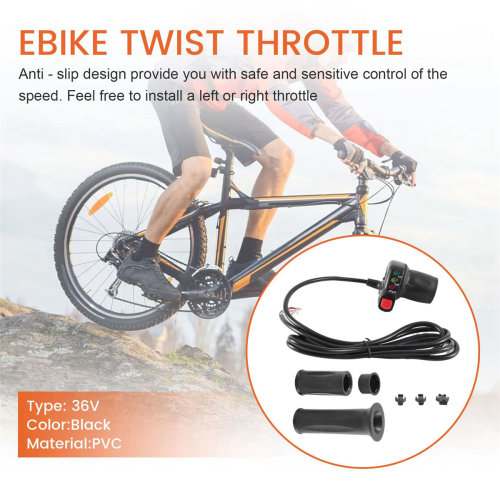 Electric Bike Throttle Accelerator Throttle Speed Control Handle,36V 2
