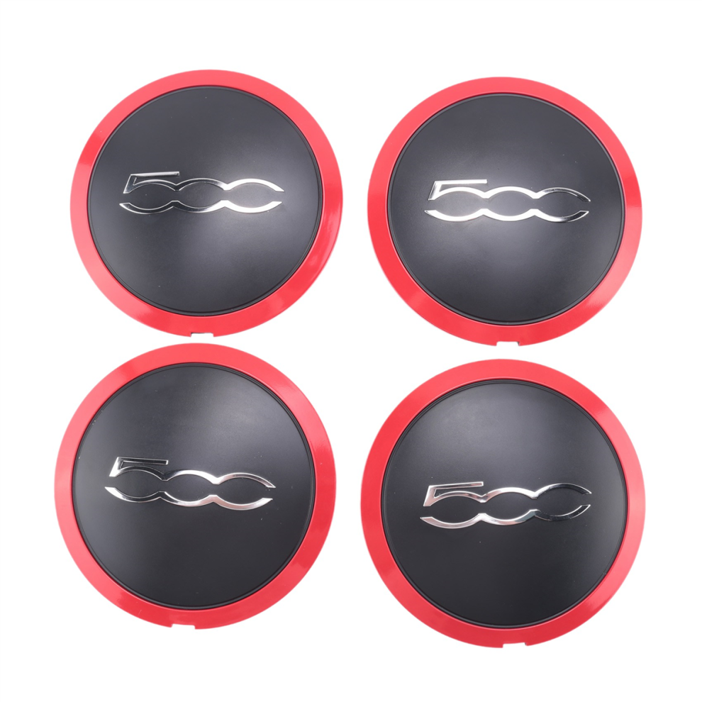 4Pcs 133Mm Hubcap For 500 Wheel Centre Hub Caps Emblem Sticker 4851870012169