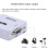 AV () till VGA Audio Video Converter, stöder upplösning 1080P / 720P 4