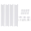 4Pcs Acrylic Clear Floating Bookshelf, Organizer Record Rack 2