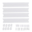 4Pcs Acrylic Clear Floating Bookshelf, Organizer Record Rack 1