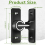 Barn Door Lock Hardware, 90 Degree Heavy Duty Gate Latches 1 Pack 1