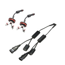 1 set Angel Eyes LED-lampor H8 6W vita för E90 E92
