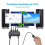 DisplayPort KVM-switch, 4K@60Hz DP USB-switch för delning av 2 datorer 2
