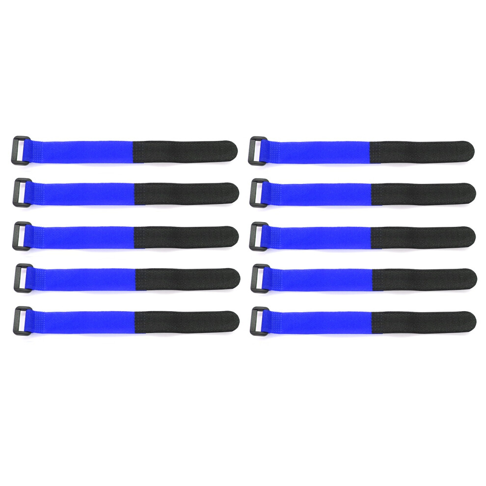 Photos - Parts for Drones & RC models Merkloos 10PCS 25cm Lipo Battery Tie Cable Antiskid Tie Down Strap,Dark Blue 