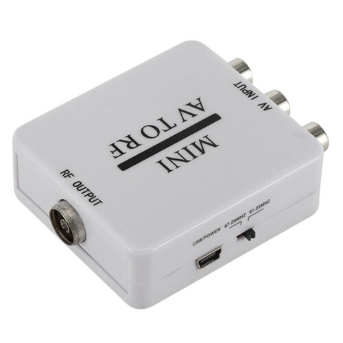 / Câble composite A/V vers RF/Coaxial/Modulateur coaxial TV 1
