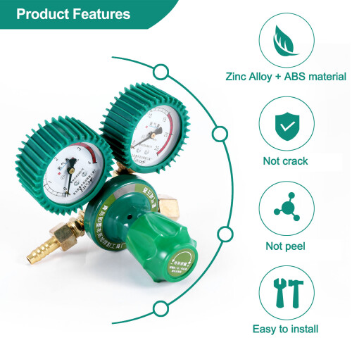 Oxygen Gas Bottle Regulators Acetylene Double Gauge Regulator 1