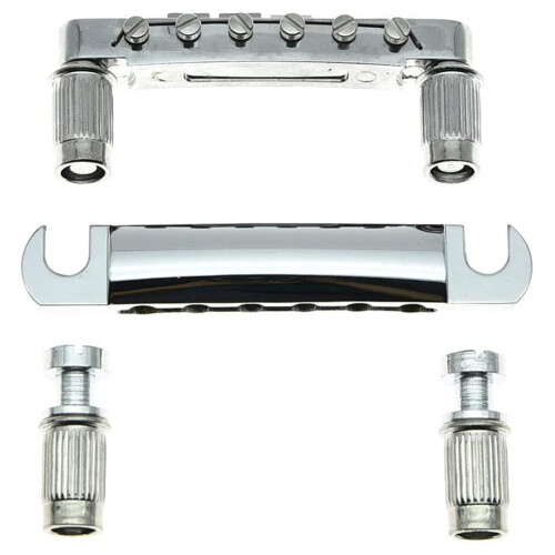 Stall- och bakstyckesset för ABR-1 LP elgitarr, silver