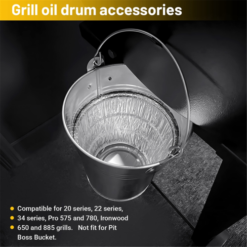 Fetthinkfoder för vedeldad pelletsgrill 6-pack 2
