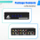 Κουτί επιλογής ήχου AV Switcher 4 θυρών L/R για κονσόλες παιχνιδιών DVD STB 3