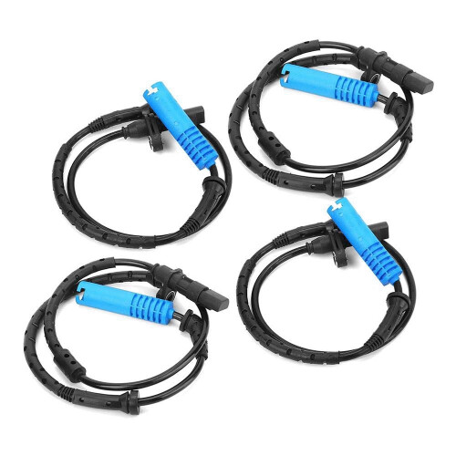 4Pcs Car ABS Wheel Speed Sensor for - X5 E53 2000-2006 34526756380 2