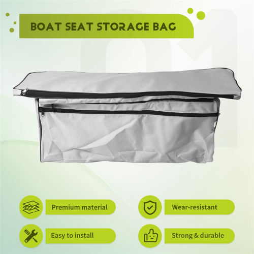 Borsa portaoggetti per canoa gonfiabile con cuscino imbottito 2