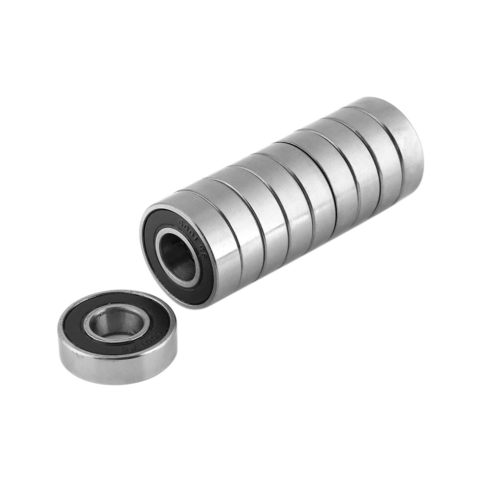 10Pcs Ball Bearings Rolling Bearings Sealed Deep Groove Ball 6001- 4851870049318