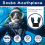 Snorkelmunstycke Regulator Universal Silikon Andningsskydd Blå 3