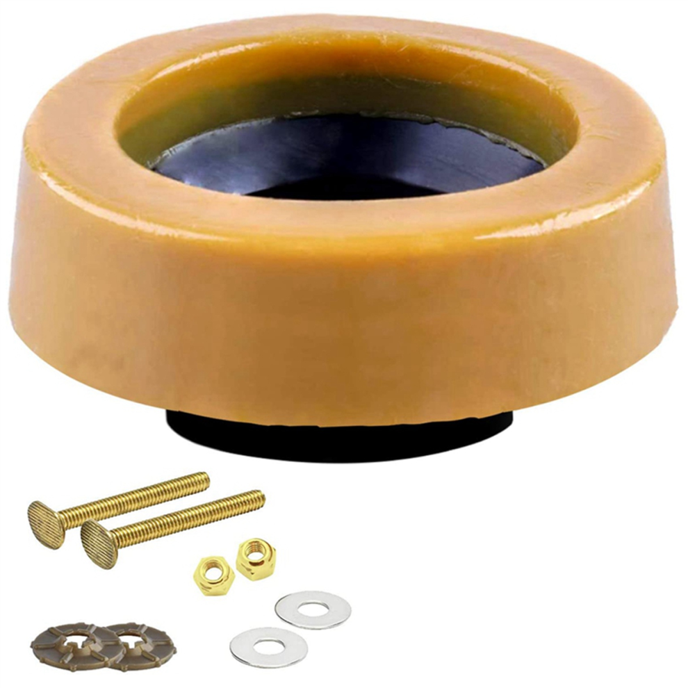 Toilet Wax Ring Kit For Outlet Toilets Install With Flange And Bolts 4851870054206