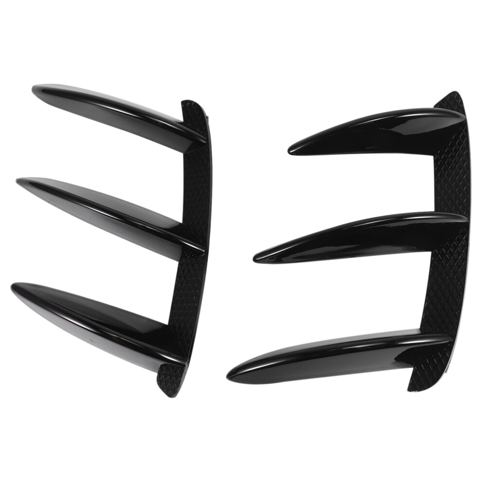 Car Rear Bumper Lip Spoiler Canards For W176 A200 A250 4851870054404