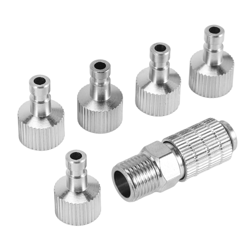 Snabbkoppling för airbrush med 5 hankopplingar 2