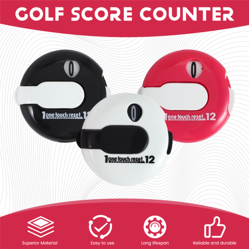 3 Pcs Golf Score Counter with One Contact Reset Shot Putt Indicator 2