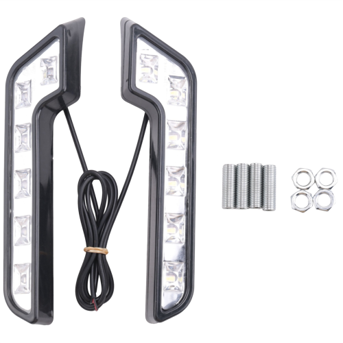 2 x 12 V superhelle DRL-LED-Tagfahrlichter