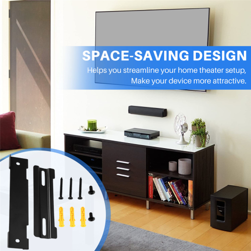 Βάση στήριξης τοίχου για Soundbar Solo 5, για Cinemate120, μαύρο 2