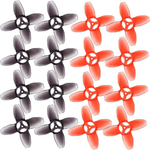 16 st för Avan Tinyhawk TH-propeller 40 mm 4-bladig 1,5 mm hål 1