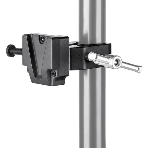V-Mount batteriadapter med klämma för montering på stativ 2