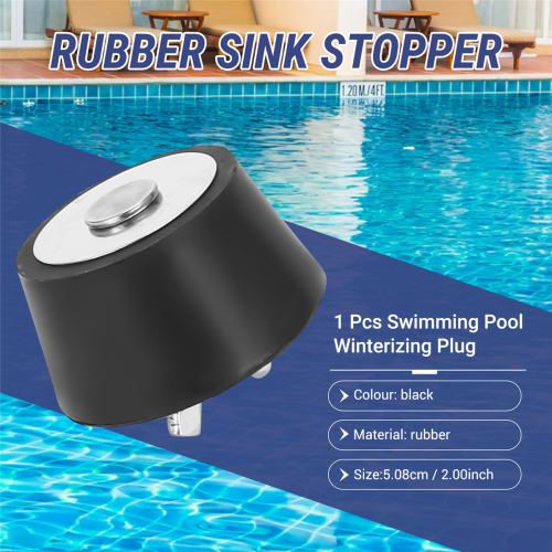 1 st gummipropp för 2-tums rörhålstillbehör till poolen 2