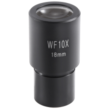10X mikroskopokular vidvinkel 18 mm okulärlins standard