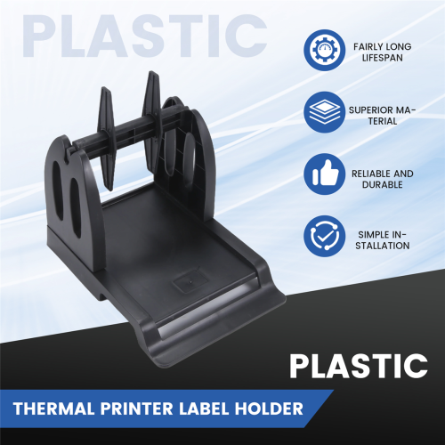 Externe rollabelhouder voor desktop barcodelabelprinter 1