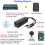 4-Pack 5V PoE Splitter, 48V to 5V 2.4A Adapter with Micro-USB Plug 5