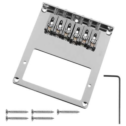 6-strängad Humbucker-gitarrstall för telegitarr (krom) 1