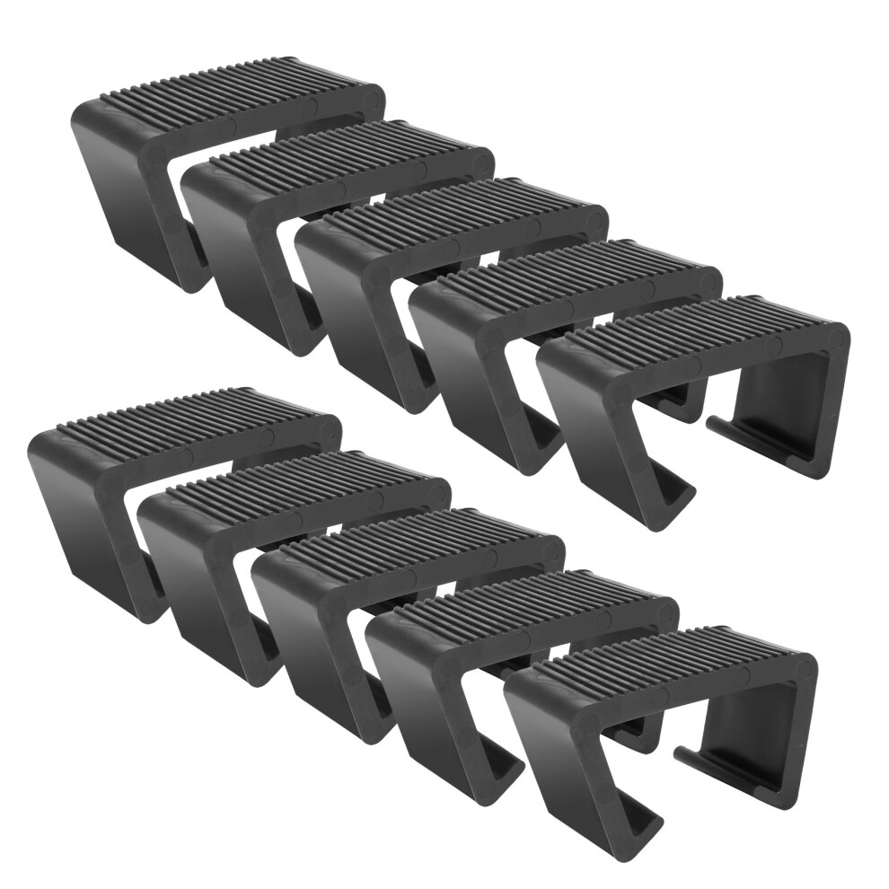 Lot de 10 attaches d'alignement pour meubles de jardin en rotin