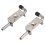 2Pcs 5 Inch Stainless Steel Spring Loaded Latch Pin Bolt 2mm 3
