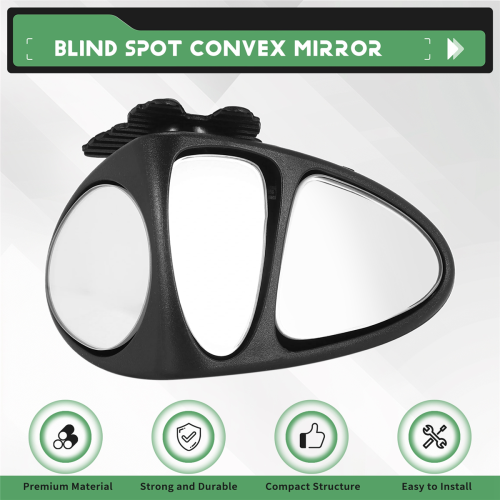 3 in 1 360 Degree Rotation Three Sided Blind Spot Mirror Right 2
