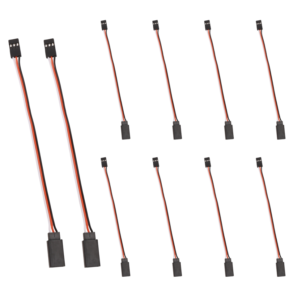 10Pcs 150Mm Servo Extension Lead Wire 3Pin Male To Female For Rc Car 4851870078295