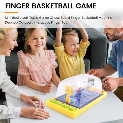 Mini Basketbal Tafelspel Desktop Katapult Interactief Vinger Speelgoed 2