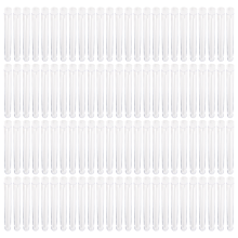 100 Stück transparente Kunststoff-Reagenzgläser 12 x 100 mm mit Druckverschluss – ideal für Proben, Aufbewahrung, DIY