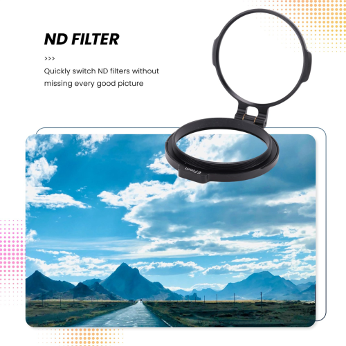 ND Snabbkopplingsfäste Objektivfilter för DSLR-fäste 67MM 1
