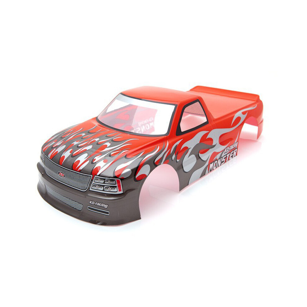 Photos - Parts for Drones & RC models Merkloos for 1/10 RC Car T-10 PVC Painted Body Shell 1/10 RC Car,Red 