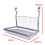 Stainless Steel Folding Hanging Dish Rack Draining Bowl Rack Plates 6
