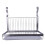 Stainless Steel Folding Hanging Dish Rack Draining Bowl Rack Plates 1