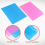2 Pack A3 Extra Large Silicone Sheet Molds Mat, Blue & Pink 5
