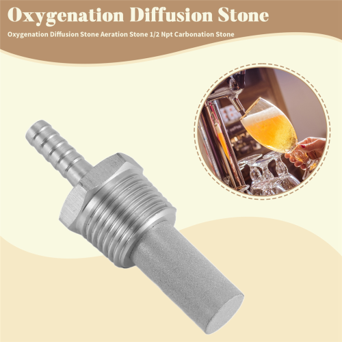 Hembryggning Inline Oxygenering Diffusion Aeration Stone 1/2 Npt 2