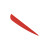 Pacote com 50 palhetas de plástico para flechas Arrows Vanes de 4 polegadas (vermelho) 5