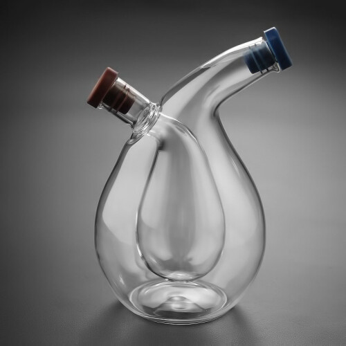 Küche Zwei-in-Eins Öl Spender Essig Gewürz Spender Flasche 2