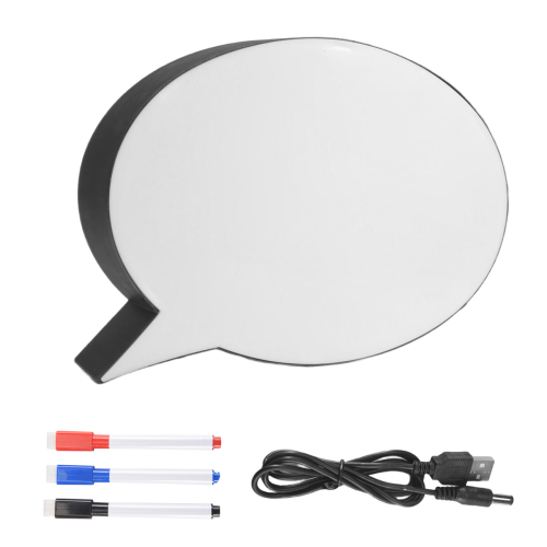 Led Light Box Speech Bubble Board 1 Στυλό για Γάμο και Πάρτι Γενεθλίων 1